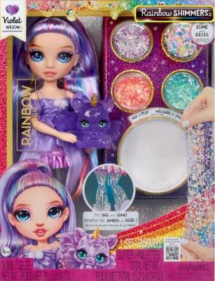 Rainbow High Shimmers with Slime Fashion Violet. Wydawca: MGA. SmakLiter.pl Opakowanie Rainbow High Shimmers with Slime Fashion Violet