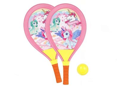 Rakietki Sportox Kids do tenisa z piłką i lotką. Wydawca: Artyk. SmakLiter.pl Opakowanie Rakietki Sportox Kids do tenisa z piłką i lotką