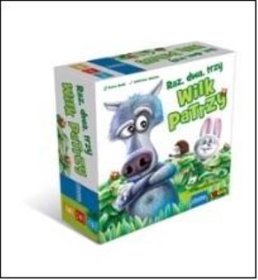 Raz, dwa, trzy... wilk patrzy! GRANNA. Autor: Banki Danna, Akelaitis Gediminas. SmakLiter.pl Okładka książki Raz, dwa, trzy... wilk patrzy! GRANNA