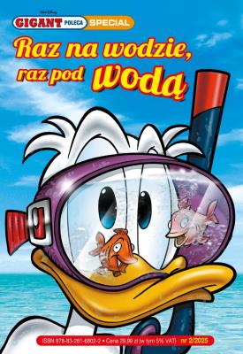 Okładka książki Raz na wodzie, raz pod wodą. Gigant Poleca Special. Tom 2/2025