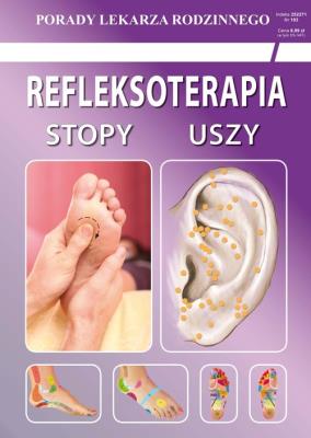 Refleksoterapia. Stopy, uszy. Autor: Emilia Chojnowska, Justyna Malanowska-Mamrot, Karol Jaskólski. SmakLiter.pl Okładka książki Refleksoterapia. Stopy, uszy