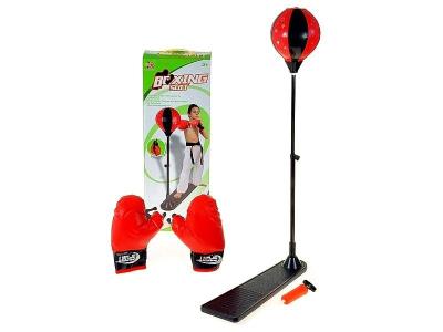 Opakowanie Rękawice bokserskie z gruszką na podstawie