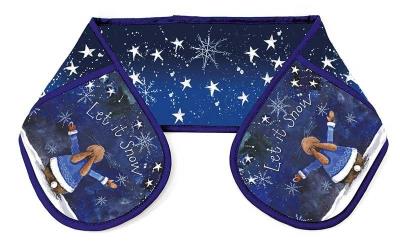 Opakowanie Rękawice kuchenne Pada śnieg Święta