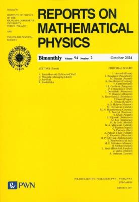 Okładka książki Reports on Mathematical Physics 94/2