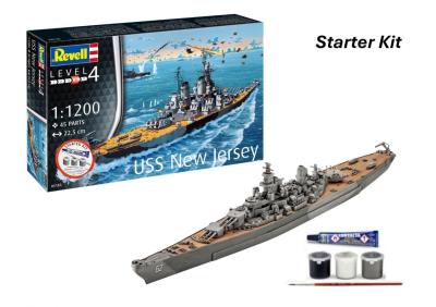 Revell Starter Kit - Battleship USS New Jersey. Wydawca: Revell. SmakLiter.pl Opakowanie Revell Starter Kit - Battleship USS New Jersey