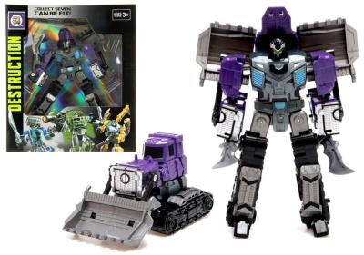 Opakowanie Robot destruction spychacz fioletowy