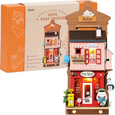 Opakowanie ROBOTIME Składany Drewniany Model Puzzle 3D - Poczta Miłosna