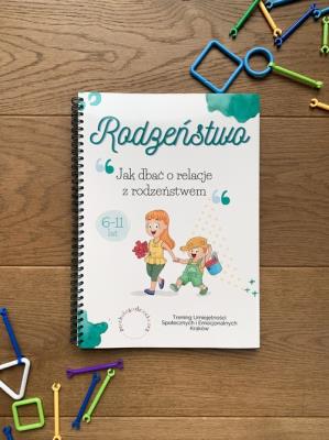 Rodzeństwo - Jak dbać o relacje z rodzeństwem. Autor: Izabella Oliwia Galon, Patrycja Kadula. SmakLiter.pl Okładka książki Rodzeństwo - Jak dbać o relacje z rodzeństwem
