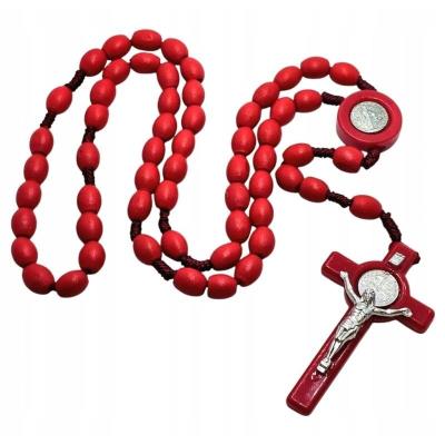 Opakowanie Różaniec Benedykt czerwony