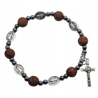 Opakowanie Różaniec Benedykt róża brązowa