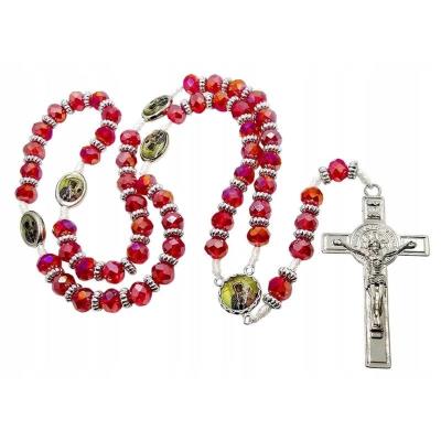 Opakowanie Różaniec czerwony M.B. Częstochowska