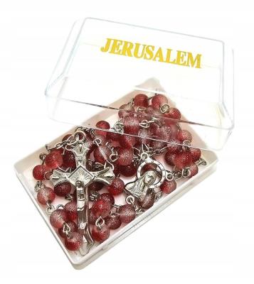 Opakowanie Różaniec jerozolimski biało/czerwony w pudełku