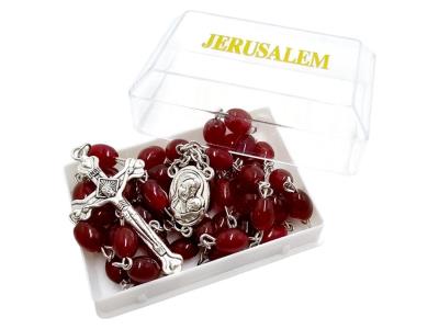 Opakowanie Różaniec jerozolimski w pudełku bordowy