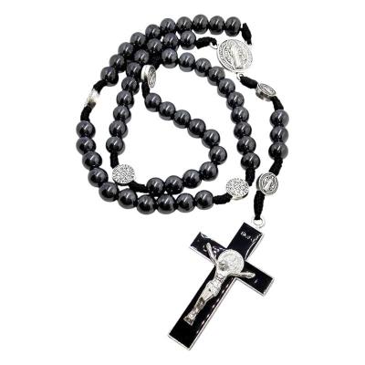 Opakowanie Różaniec Św. Benedykta Hematyt