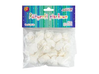Opakowanie Różyczki piankowe 22szt