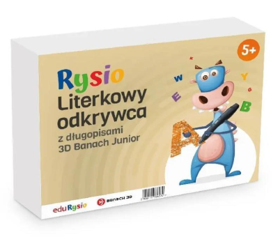 Opakowanie Rysio Literkowy odkrywca z długopisami 3D...