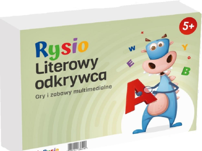 Rysio Literkowy Odkrywca. Wydawca: EI System. SmakLiter.pl Opakowanie Rysio Literkowy Odkrywca