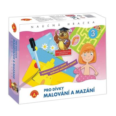 Rysowanie zmazywanie dziewczynki CZ/SK ALEX. Wydawca: Alexander. SmakLiter.pl Opakowanie Rysowanie zmazywanie dziewczynki CZ/SK ALEX