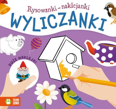 Okładka książki Rysowanki-naklejanki. Wyliczanki - uszkodzone