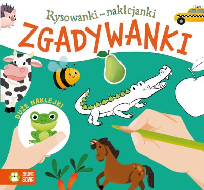 Okładka książki Rysowanki-naklejanki. Zgadywanki - uszkodzone
