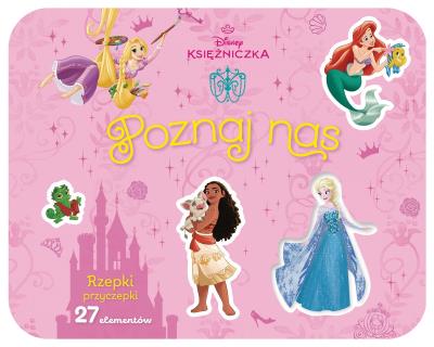 Okładka książki Rzepki-przyczepki. 27 elementów. Poznaj nas. Disney Księżniczka