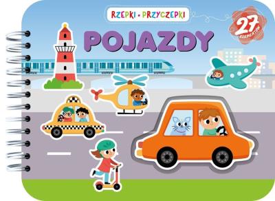 Rzepki-przyczepki. Pojazdy. Autor: Jul Łyskawa. SmakLiter.pl Okładka książki Rzepki-przyczepki. Pojazdy