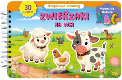 Okładka książki Rzepkowe zabawy. Zwierzaki na wsi