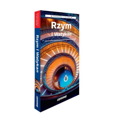 Rzym i Watykan 2w1: przewodnik + atlas. Autor: Kowalska Kamila, Romanowska Katarzyna. SmakLiter.pl Okładka książki Rzym i Watykan 2w1: przewodnik + atlas