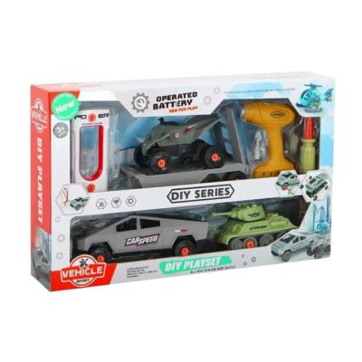 Opakowanie Samochód do montażu z przyczepą i czołgiem