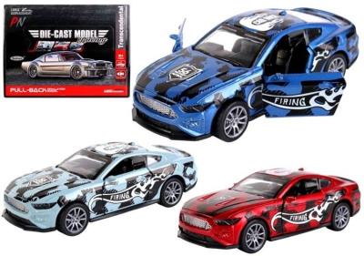 Opakowanie Samochód metalowy 1:32 napęd sport No.3 mix