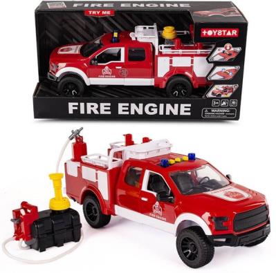 Opakowanie Samochód strażacki Pick-up z pojemnikiem i pompką