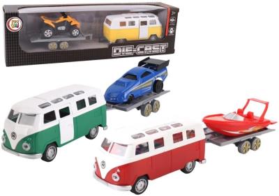 Opakowanie Samochód Van z przyczepą metal mix