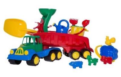 Opakowanie Samochód z łopatą dużą młynkiem 10el