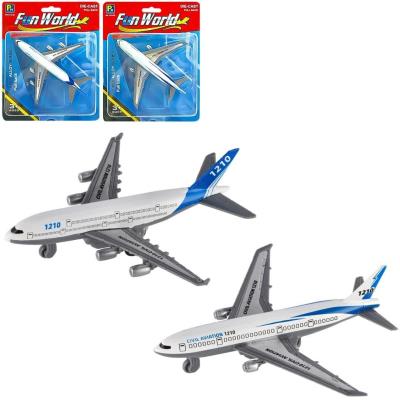 Opakowanie Samolot metal 14cm MIX