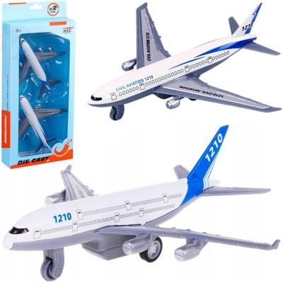 Opakowanie Samolot metalowy napęd pull back
