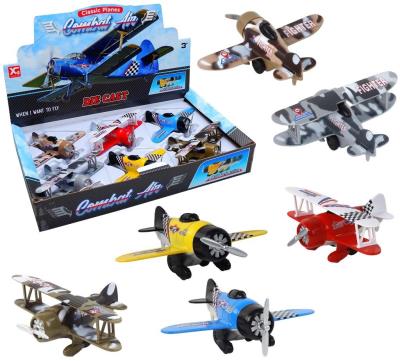 Opakowanie Samolot metalowy napęd pull back MIX