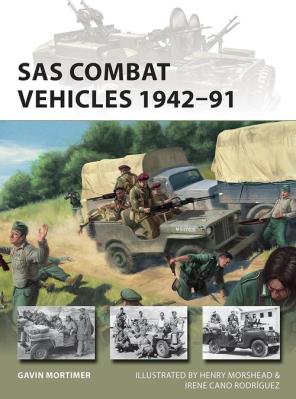 SAS Combat Vehicles 1942-91 NV. Autor: Mortimer Gavin. SmakLiter.pl Okładka książki SAS Combat Vehicles 1942-91 NV