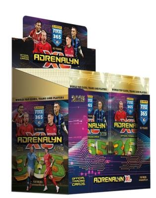 Saszetka z kartami Fifa 365 Adrenalyn XL (24szt). Wydawca: Panini. SmakLiter.pl Opakowanie Saszetka z kartami Fifa 365 Adrenalyn XL (24szt)