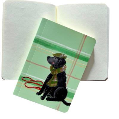 Opakowanie SBK14 Notesik Pies w kapeluszu z szalikiem