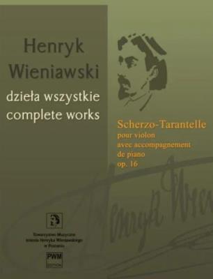 Okładka książki Scherzo-Tarantelle na skrzypce i fortepian op. 16