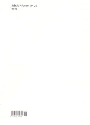 Schulz/Forum 19-20. Autor:   Praca zbiorowa. SmakLiter.pl Okładka książki Schulz/Forum 19-20