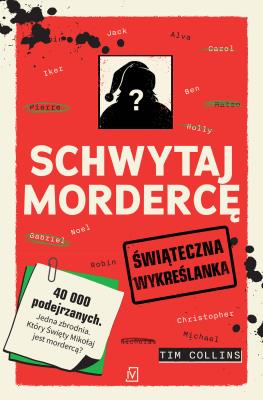 Okładka książki Schwytaj mordercę. Świąteczna wykreślanka