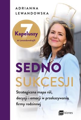Sedno sukcesji. Strategiczna mapa ról, decyzji i emocji w przekazywaniu firmy rodzinnej. Autor: Lewandowska Adrianna. SmakLiter.pl Okładka książki Sedno sukcesji. Strategiczna mapa ról, decyzji i emocji w przekazywaniu firmy rodzinnej
