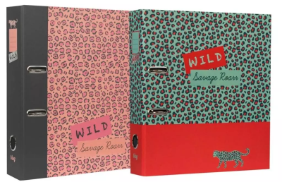 Opakowanie Segregator A4/2R 8cm z dźwignią B'Log Wild