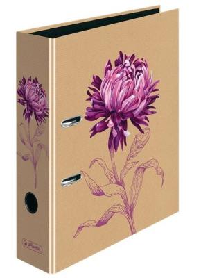 Opakowanie Segregator A4 8cm Chryzantema kraft HERLITZ