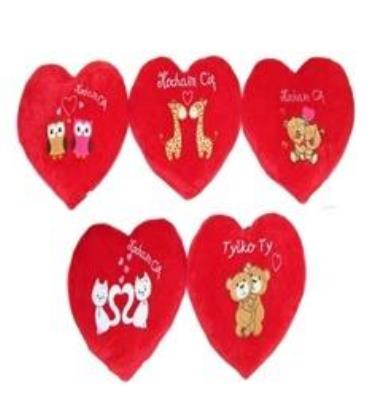 Opakowanie Serce 48cm MIX