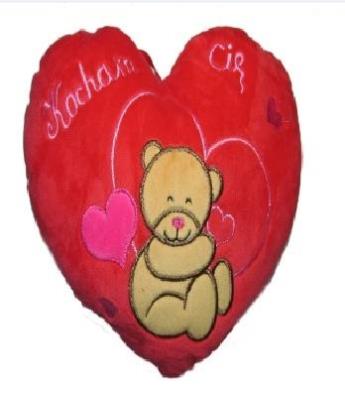 Opakowanie Serce Kocham Cię - Miś 30cm