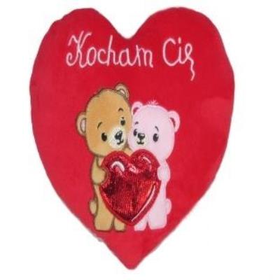 Opakowanie Serce Kocham Cię - Misie 25cm