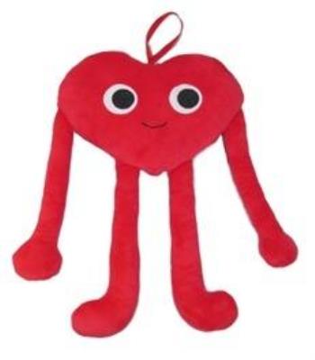 Opakowanie Serce z nogami 30cm