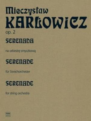 Okładka książki Serenada op. 2 na orkiestrę smyczkową